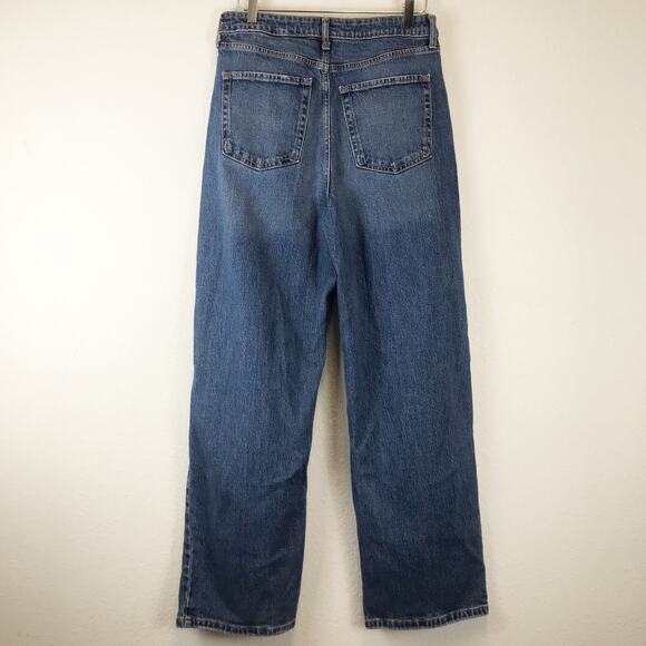 Wild Fable Super High Rise Baggy Torn Knees Distressed Grunge Jeans Size 12/31 - Picture 2 of 11